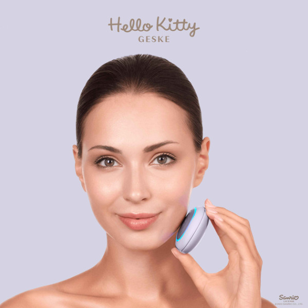 Фото - Звукова маска тепло та холод для обличчя GESKE Sonic Warm & Cool Mask 8 в 1 by Hello Kitty фіолетовий (HK000056PU01)