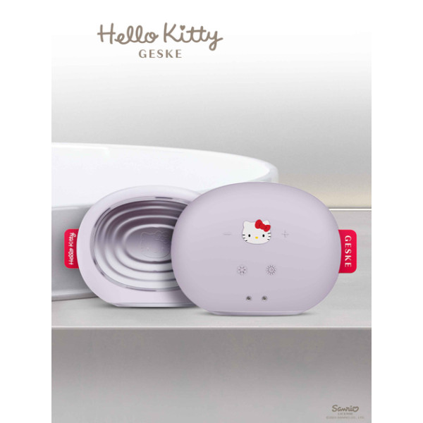 Фото - Звукова маска тепло та холод для обличчя GESKE Sonic Warm & Cool Mask 8 в 1 by Hello Kitty фіолетовий (HK000056PU01)
