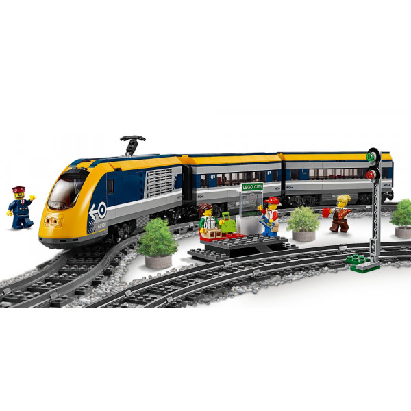 Фото - Конструктор LEGO City Пасажирський поїзд (60197)