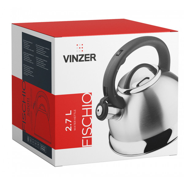 Фото - Чайник металевий Vinzer 50014 Bern 2.7 л