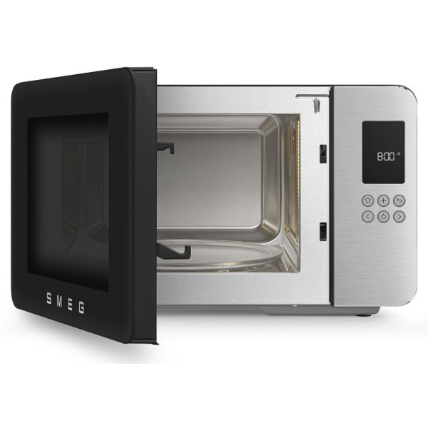 Фото - Микроволновая печь (СВЧ) Smeg MOC01BLMEU Matte Black