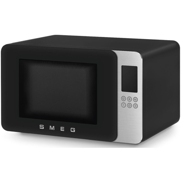 Фото - Микроволновая печь (СВЧ) Smeg MOC01BLMEU Matte Black