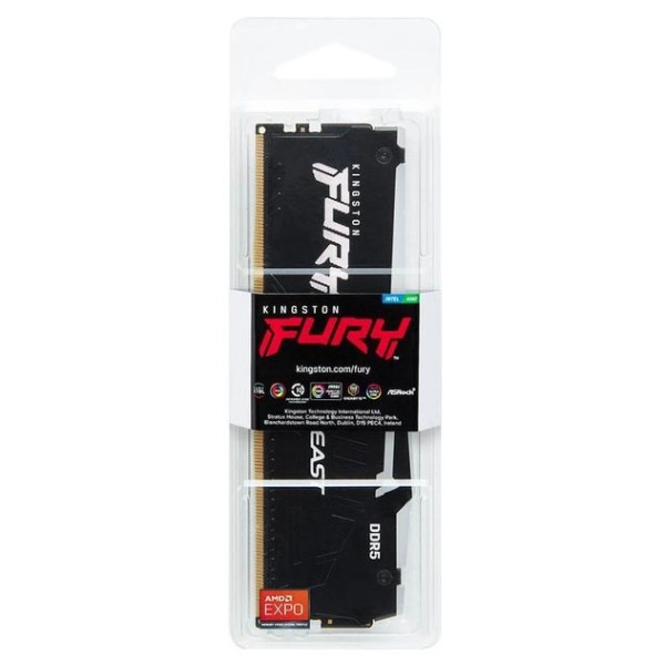 Фото - Пам'ять DDR Kingston Fury Beast RGB DDR5 32GB/6000 (KF560C36BBEA-32)