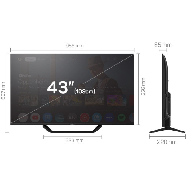 Фото - Телевізор Tesla 43E655BUS