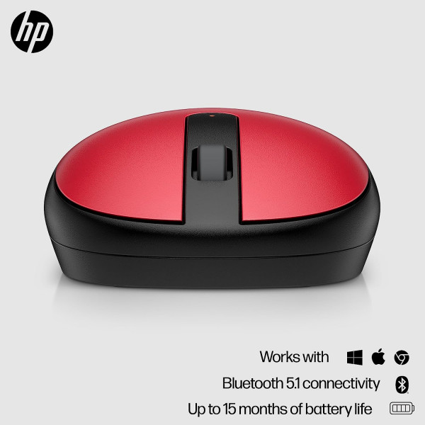 Фото - Миша бездротова HP 240 BT Red (43N05AA)