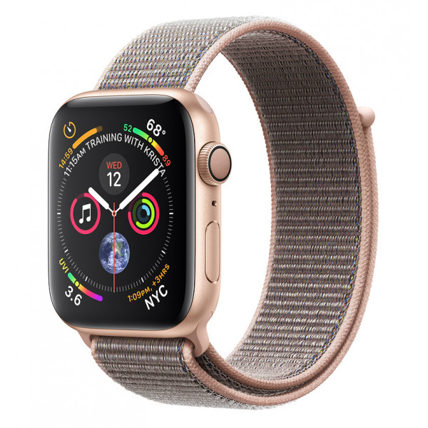 Фото - Смарт-часы Apple Watch Series 4 GPS 40mm Gold Aluminium Case with Pink Sand Sport Loop (MU692GK/A)