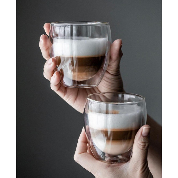 Фото - Набір склянок з подвійними стінками Bodum Pavina 250 мл 6 шт (4558-10-12)