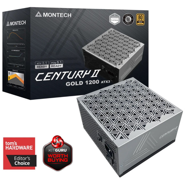 Фото - Блок живлення для ПК Montech CENTURY II 1200