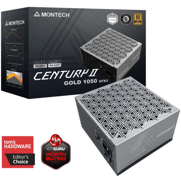 Фото - Блок живлення для ПК Montech CENTURY II 1050
