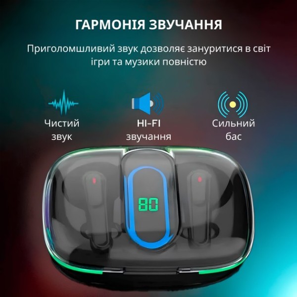 Фото - Наушники вкладыши беспроводные TWS INSPIRE PRO70 Black