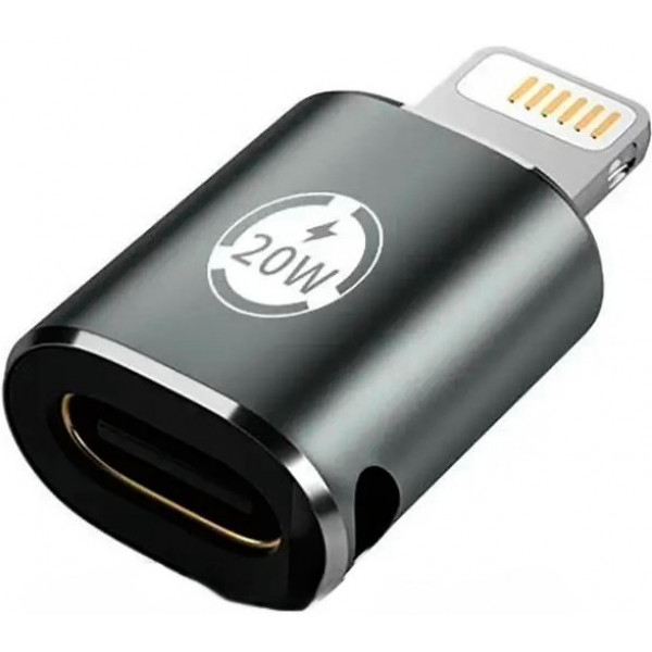 Фото - Переходник XOKO AC-015m USB Type-C-Lightning 20W Black (XK-AC-015m)