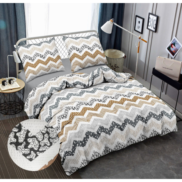 Фото - Комплект постільної білизни Zastelli J3477-4/Tradewinds жатка 2х145х210 Різнокольоровий (22270)