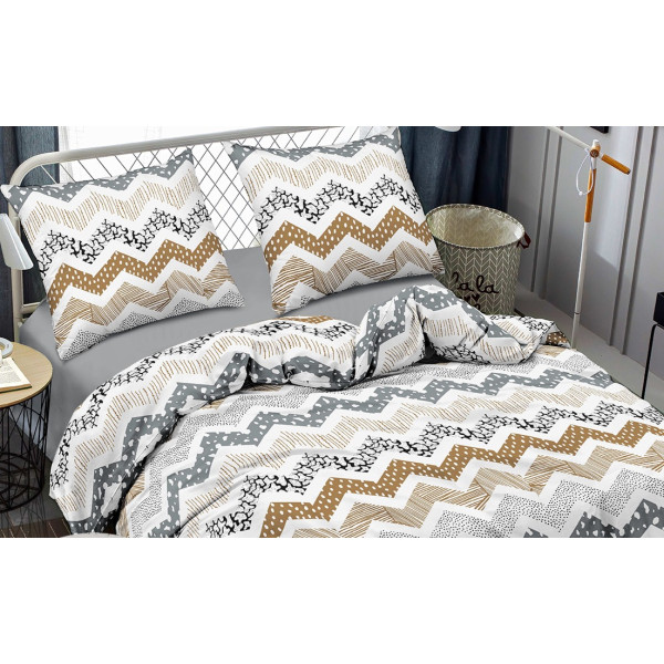 Фото - Комплект постільної білизни Zastelli J3477-4/Tradewinds жатка 2х145х210 Різнокольоровий (22270)