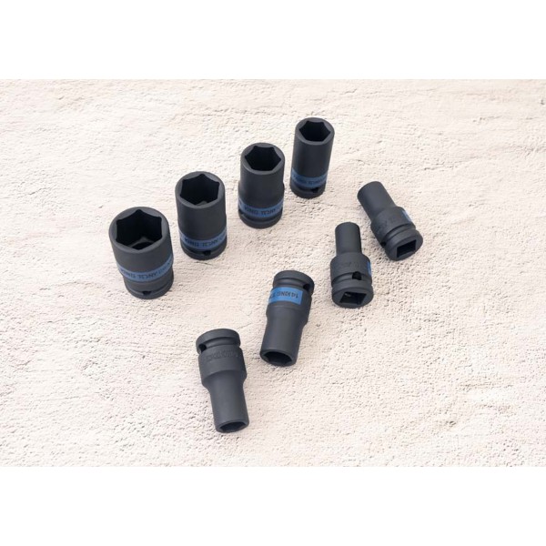 Фото - Набір торцевих голівок KING TONY 1/2" 10 - 24 мм 8 шт. (4413MP)