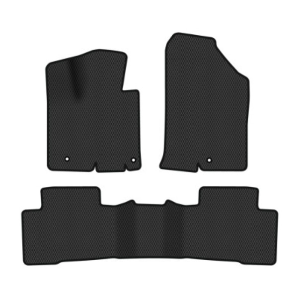 Фото - Коврики ворсовые в салон авто EVAtech Standard для Hyundai Tucson (NX4) Hybrid (Long base) 2021 4 поколение SUV USA черный кант HY44196ZE3KH3VEB
