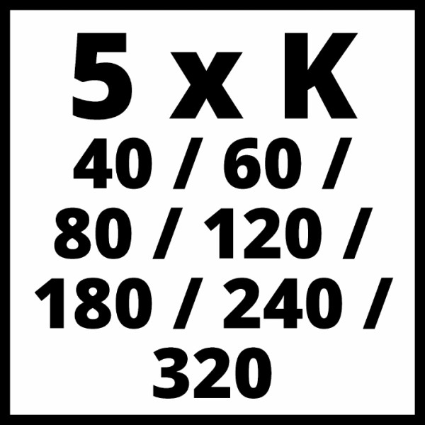 Фото - Стрічка шліфувальна Einhell до TE-BF 18 Li, 9x457 мм 35 шт. (4419816)