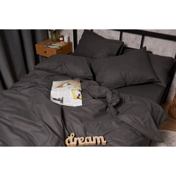 Фото - Комплект постільної білизни Moon&Star 143х210 Sweat Gray Бязь Gold Люкс (MS-820001339)