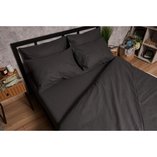 Фото - Комплект постільної білизни Moon&Star 160х220 Sweat Gray Бязь Gold Люкс (MS-820001344)