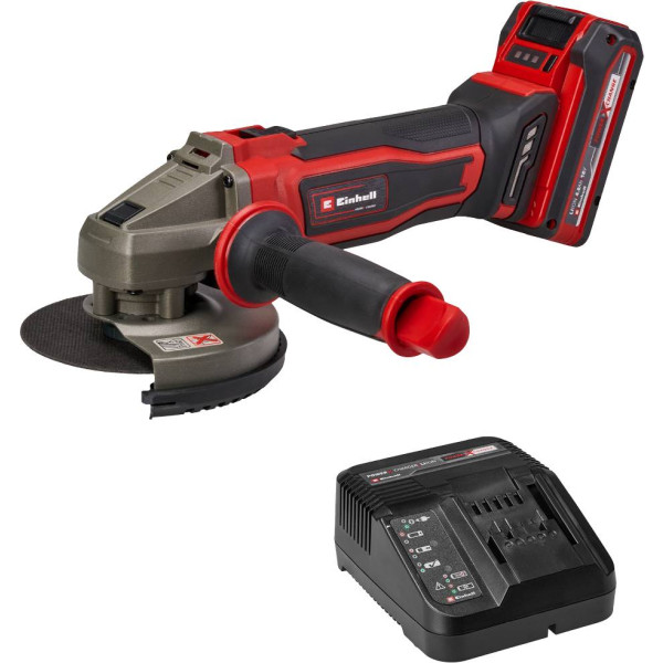 Фото - Болгарка Einhell TE-AG 18/125-2 Li 1x4.0 Ah (4431190)