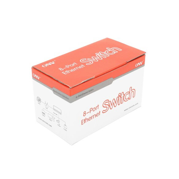Фото - Коммутатор локальної мережі (Switch) ONV ONV-H1008ES
