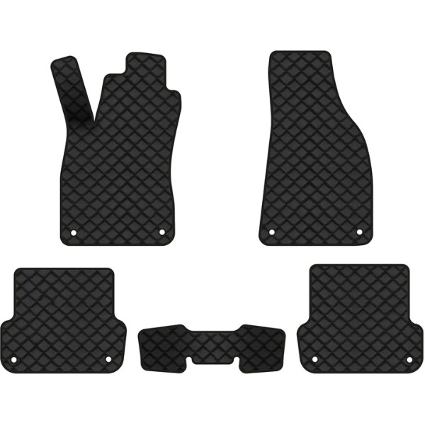 Фото - Коврики из экокожи в салон авто EVAtech ECO для A4 (B7) MT Audi 2004-2008 3 поколение Sedan EU AU3412CV5AV8BBB