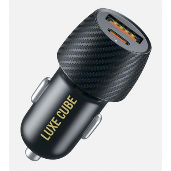 Фото - Автомобільний зарядний пристрій Luxe Cube 2USBх3A 36W Black (4446689880957)