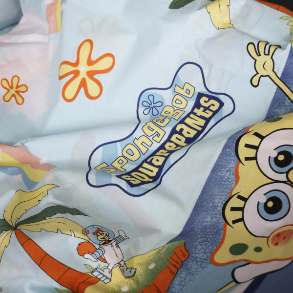 Фото - Комплект постельного белья MirSon Бязь 17-0684-1 Spanch Bob 175х210 см (2200010433395)