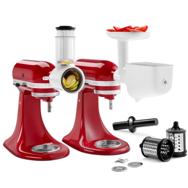 Фото - Насадка для м'ясорубки KitchenAid набір 3 шт. 5KSMFGA, 5KSMFVSP, 5KSMVSA
