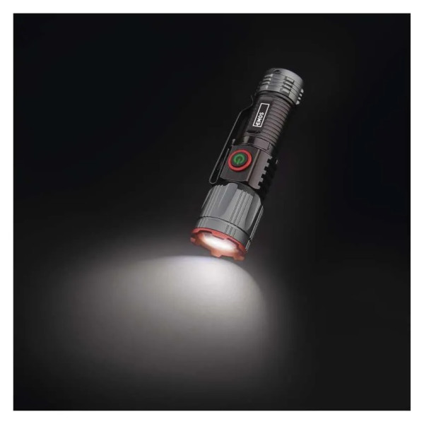 Фото - Фонарь EMOS LED P3120 300Lm Li-Ion 700 mAh. ручн.метал.фокус