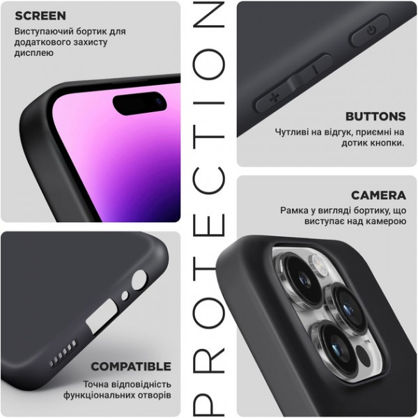 Фото - Чохол для смартфону Armorstandart Matte Slim Fit for Tecno Spark 20 (KJ5n) Camera cover Black (ARM77698)