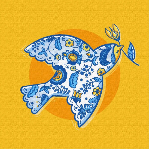 Фото - Картина за номерами Ideyka "Вільна пташка" 30х30см (KHO4465)