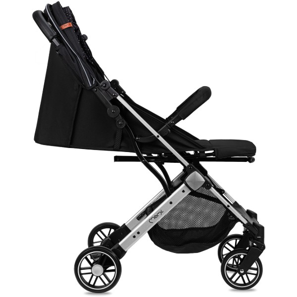 Фото - Коляска прогулочная MoMi ESTELLE LIGHT Black-Silver