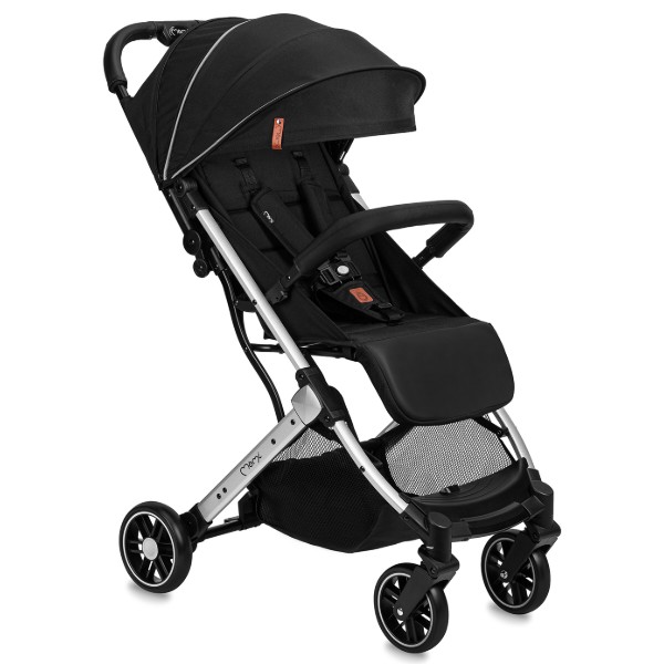 Фото - Коляска прогулочная MoMi ESTELLE LIGHT Black-Silver