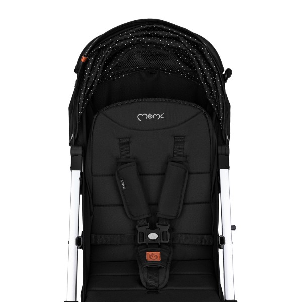 Фото - Коляска прогулочная MoMi ESTELLE LIGHT Black-Silver