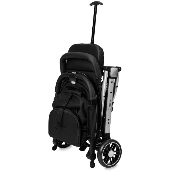 Фото - Коляска прогулочная MoMi ESTELLE LIGHT Black-Silver
