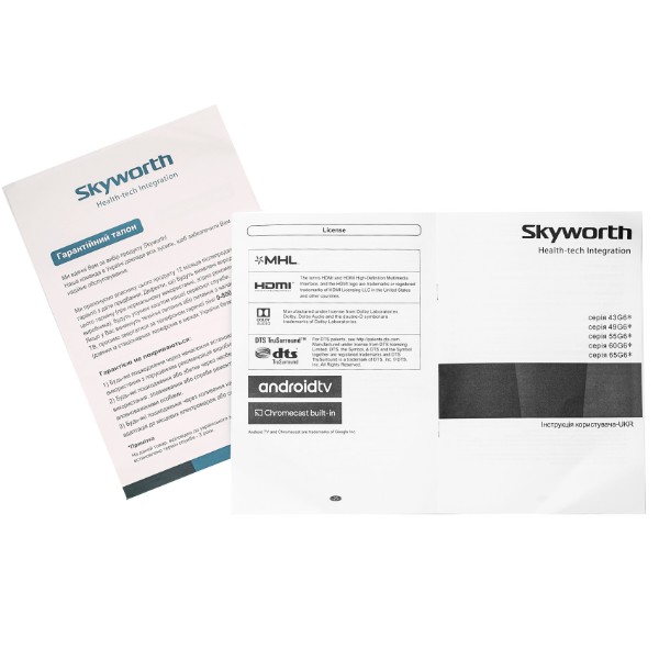 Фото - Телевизор Skyworth 55G6 with Google EcoSystem