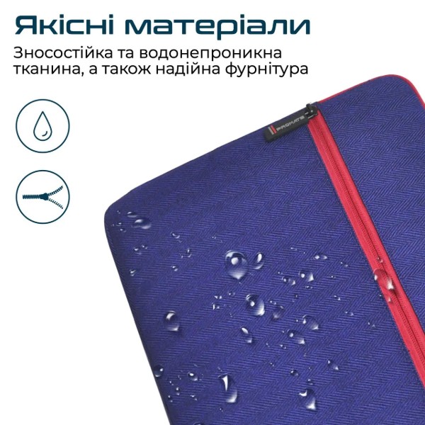 Фото - Чохол для ноутбуку Promate portfolio-s.blue