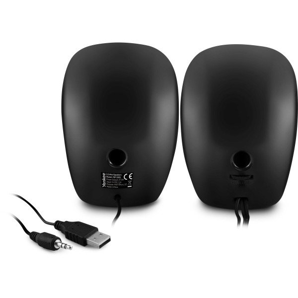 Фото - Комп'ютерна акустика компактна 2.0 YENKEE YSP 2001BK Mini speakers 2.0 Black