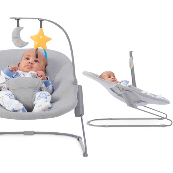 Фото - Крісло-шезлонг Kinderkraft Calmee Grey (KBCALM00GRY0000)