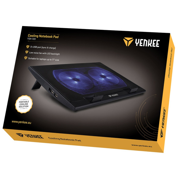 Фото - Підставка під ноутбук охолоджуюча YENKEE Cooling Notebook Pad YSN 120 (45011199)