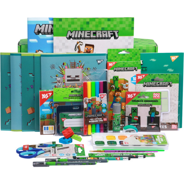 Фото - Набор для творчества микс YES Подарочный набор школьника Minecraft (450246)