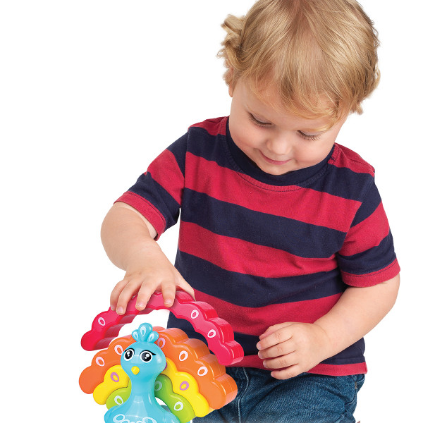 Фото - Балансир Kiddi Smart РАДУЖНЫЙ ПАВЛИНЧИК (4508-KS)