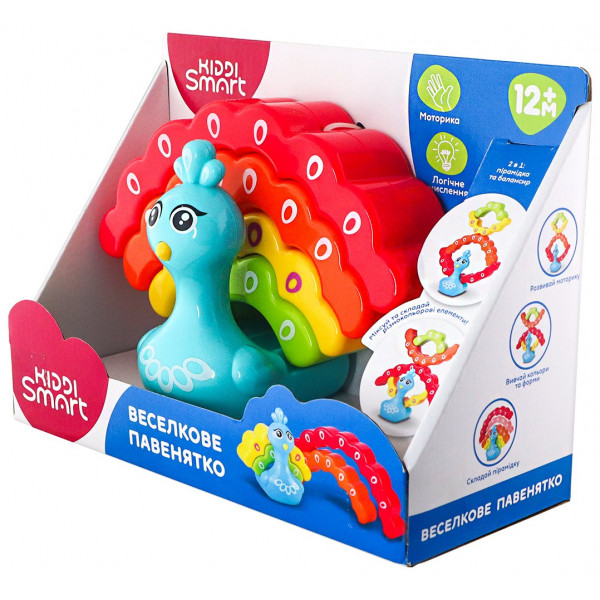 Фото - Балансир Kiddi Smart РАДУЖНЫЙ ПАВЛИНЧИК (4508-KS)