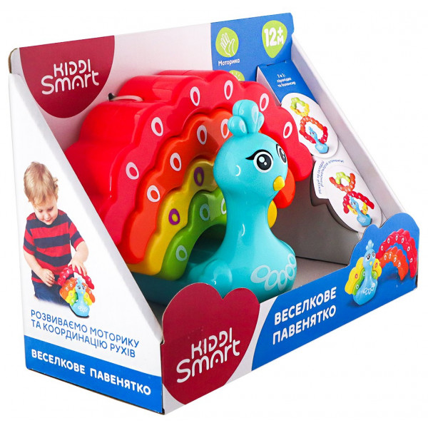 Фото - Балансир Kiddi Smart РАДУЖНЫЙ ПАВЛИНЧИК (4508-KS)
