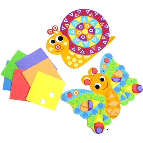 Фото - Стикерная мозаика Vladi Toys мягкая "Улитка" (укр) (VT4511-01)