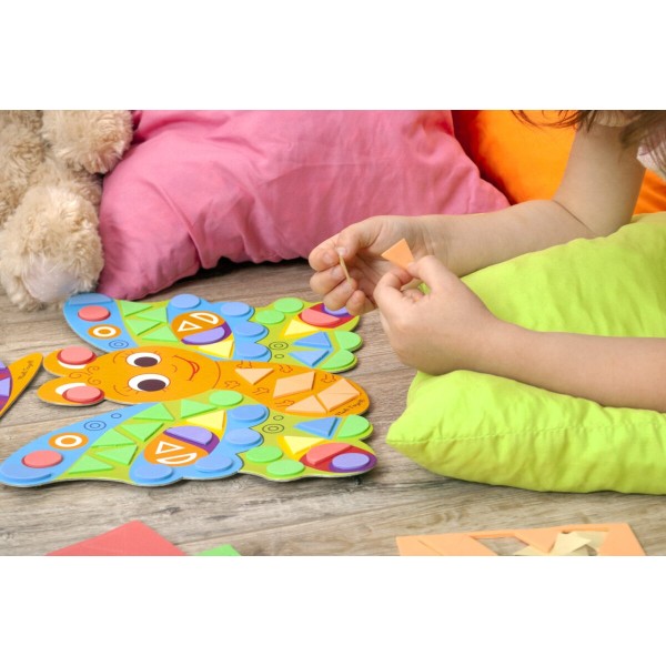 Фото - Стикерная мозаика Vladi Toys мягкая "Улитка" (укр) (VT4511-01)