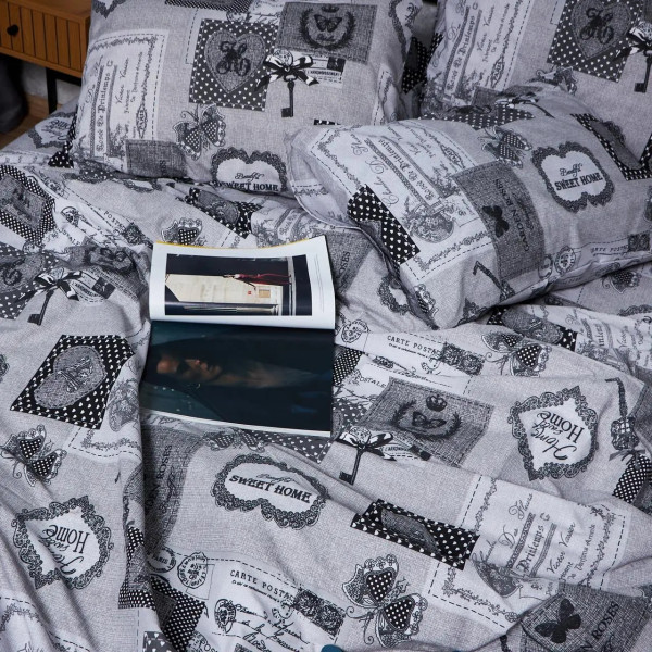 Фото - Комплект постельного белья Moon&Star Бязь Gold Люкс «Vintage Keys» 143х210 см нав. 2х50х70 (MS-820007296)