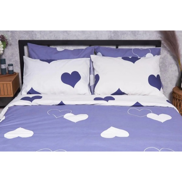 Фото - Комплект постельного белья детский Moon&Star Бязь Gold Люкс Royal Blue 110х140 нав. 2х50х70 (MS-830000027)
