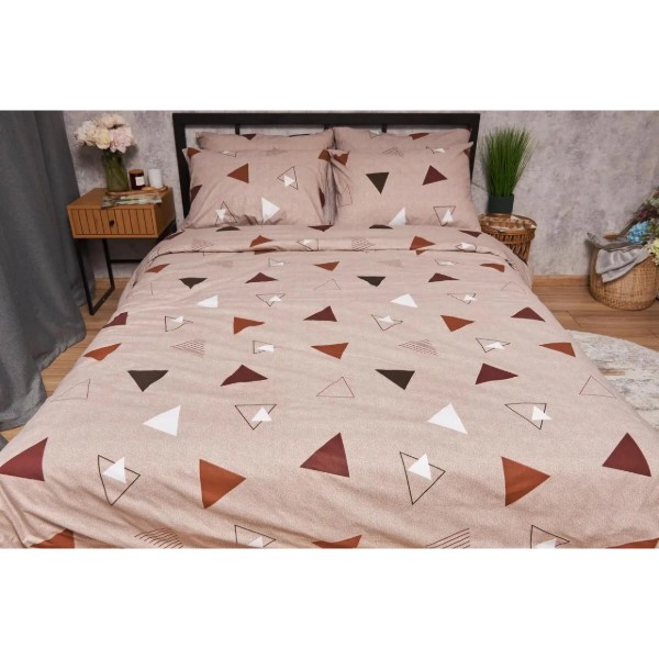 Фото - Комплект постільної білизни Moon&Star Бязь Gold Люкс «Delta» King Size 220x240 см нав. 4х50х70 (MS-820005533)