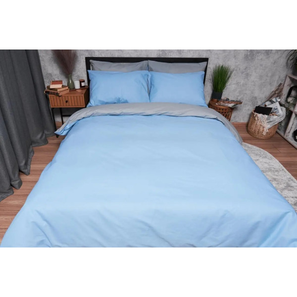 Фото - Комплект постільної білизни Moon&Star Бязь Gold Люкс Nordic Gray 143х210х2 (MS-820003109)